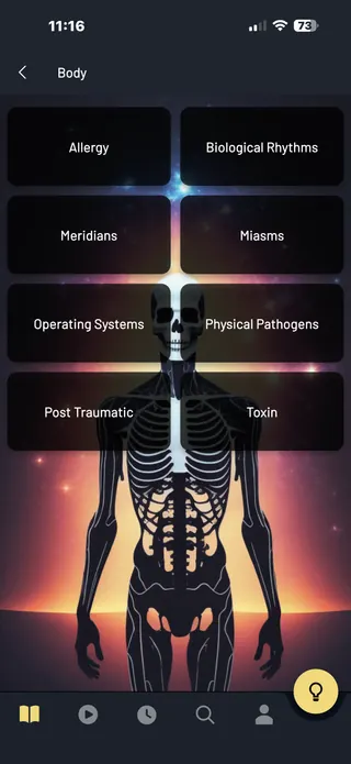 Chart category app screenshot