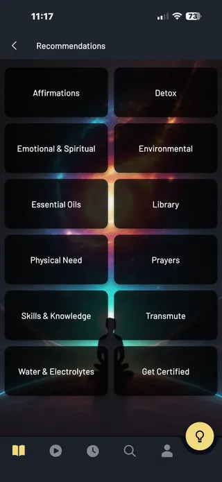 Progress review app screenshot